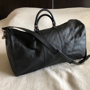 Gucci Leather Duffle Bag- Perfect condition